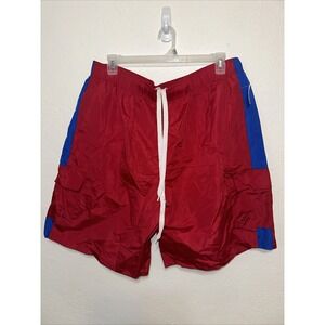 Open Trails MENS XL Swim Trunks Shorts Swimsuit Pool Board Beach Red Blue NWT B2